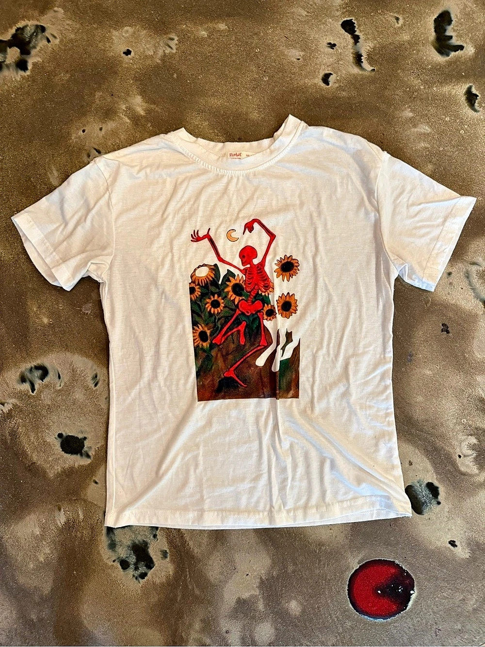 🌻🌻Skeleton Sunflower T-shirt Halloween🌻🌻